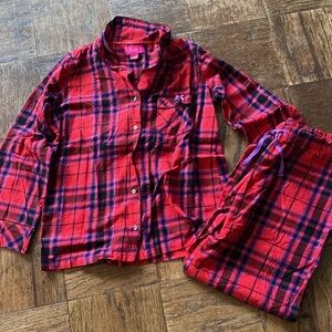 Victoria secret plaid pajama set